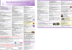 Seurakuntaviikko 11-2015 Pattijoki-Raahe