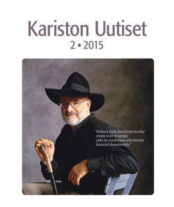 Kariston Uutiset 2 • 2015