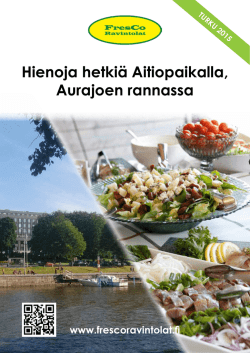 Turku -esitteemme - FresCo Ravintolat