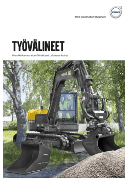 Volvo Brochure Compact Excavator Aggressive Cut Bucket Finnish