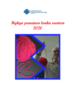 Hykyn punainen lanka vuoteen 2020