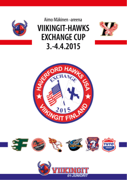 viikingit-hawks exchange cup 3.-4.4.2015