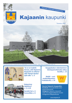 Kajaanin kaupungin tiedotuslehti 2015
