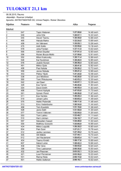 Result Lists|FINISHER-21