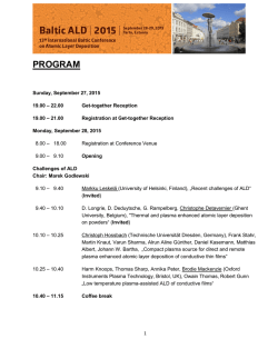 conference program