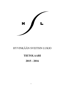 TIETOLAARI lv 2015 - 2016
