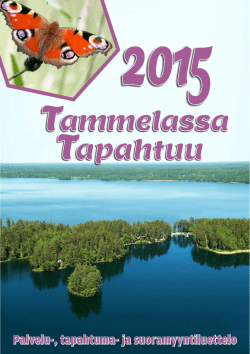 Tammelassa Tapahtuu 2015