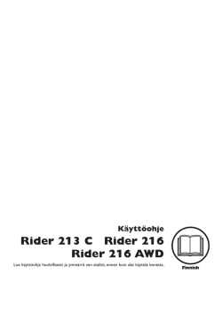 OM, Rider 213 C, 967291001, Rider 216, 967291101