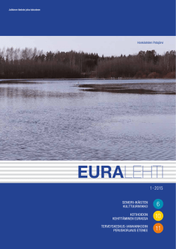 Eura.fi Upload Ajankohtaista Euralehti Vedos1 2015