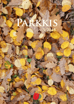 Parkkis 3/2015 - Uudenmaan Parkinson