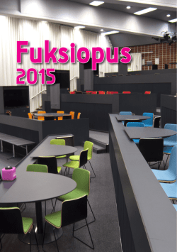 Fuksiopus 2015 - Oulun Teekkariyhdistys ry