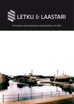 Letku & Laastari 3/4 2015 - Pirkanmaan pelastuslaitos
