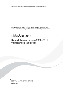 LÄÄKÄRI 2013 - Suomen Lääkäriliitto