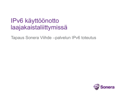 Jyrki Soini, Verkkoarkkitehti, TeliaSonera Finland Oyj