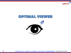 Optimal viewer - WWW www.planix.fi