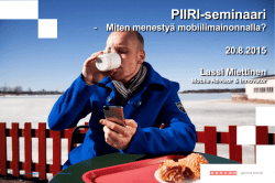 Mobiili in a nutshell - Piiri