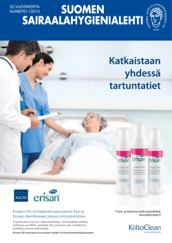 Lehti 1 / 2015 - Suomen Sairaalahygieniayhdistys