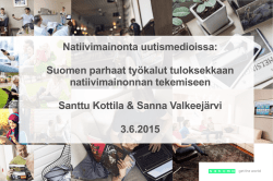 Natiivimainonta uutismedioissa: Suomen parhaat työkalut