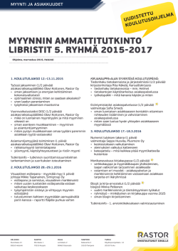 Koulutusesite l&ouml;ytyy t&auml;&auml;lt&auml;
