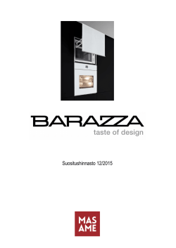 Barazza hinnasto 12-2015