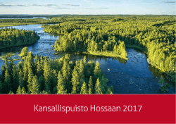 Kansallispuisto Hossaan 2017