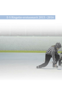 E-S Ringette-erotuomarit 2014 - 2015