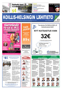 Koillis-Helsingin Lähitieto 10/04032015