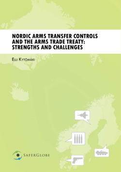 Nordic Arms Transfer Controls and the Arms Trade Treaty