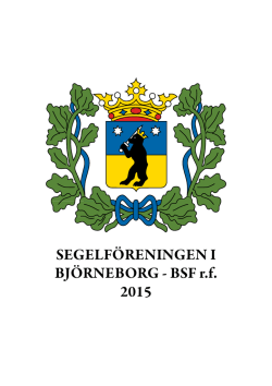 vuosikirja pdf-muodossa - Segelföreningen i Björneborg