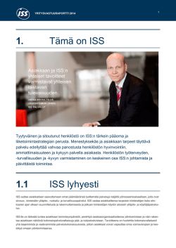 Lataa koko raportti - Yritysvastuuraportti 2014