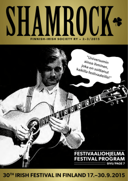 Shamrock 2-3/2015 - Suomi-Irlanti