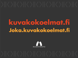 Luetteloijan ja kuvankäsittelijän näkökulma + Konservaattorin