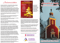 Voit avata Adventti ja Joulu -esitteen pdf