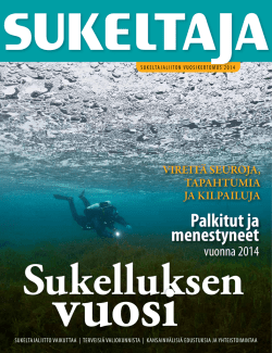 Vuosikertomus 2014 - Sukeltajaliitto ry
