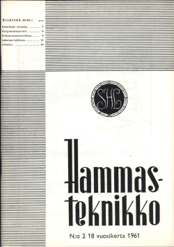 HT 2 1961 - Suomen Hammasteknikkoseura ry