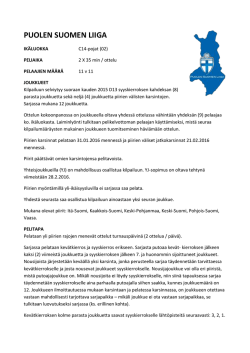PUOLEN SUOMEN LIIGA - Suomen Palloliitto