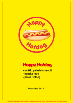Happy Hotdog Franchise 2015