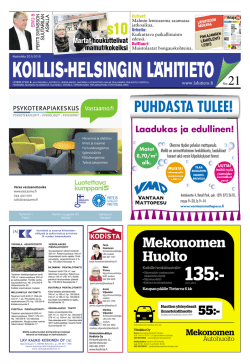 Koillis-Helsingin Lähitieto 21/20052015