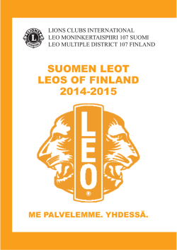 5.5 Suomen Leojen hallitus 2014-2015