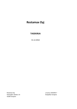 2014 - Restamax