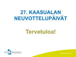Kaasuala vuonna 2015 - Hannu Kauppinen