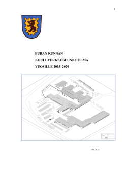 euran kunnan kouluverkkosuunnitelma vuosille 2015