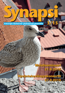 Synapsi 3/2015  - Helsingin Alzheimer