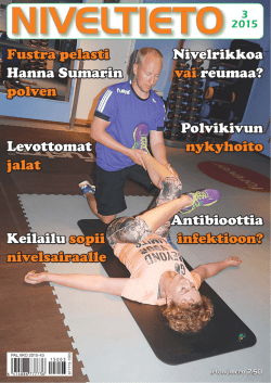 sisällysluettelo - Suomen Nivelyhdistys ry