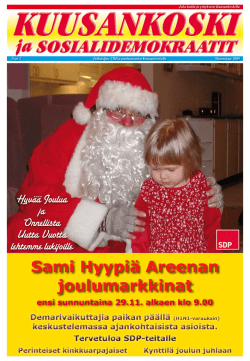 Sami Hyypiä Areenan joulumarkkinat