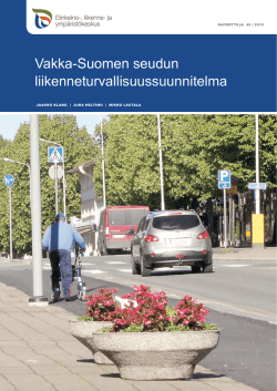 Vakka-Suomen seudun liikenneturvallisuussuunnitelma