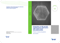 Integration of 2D and 3D nanostructure fabrication with wafer