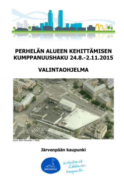 Valintaohjelma - Järvenpään kaupunki