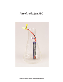 Airsoft-akkujen ABC