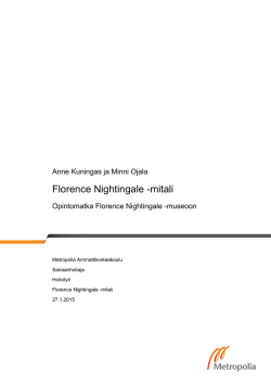 Florence Nightingale -mitali